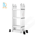 Estante para libros de la escalera de aluminio con 4 * 4 pasos, escalera multiusos, escalera plegable de aluminio